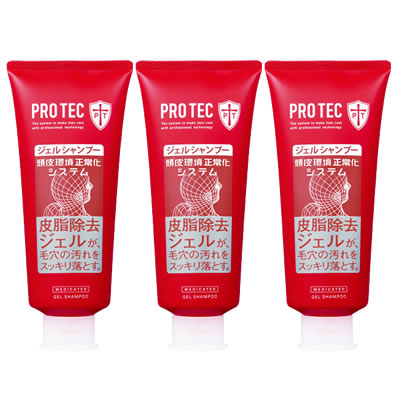 PRO TEC ジ ェルシャンプー 3本＋1本セット画像大