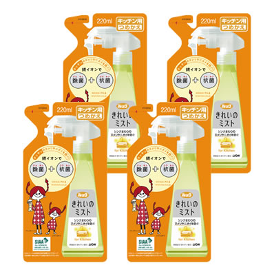 ルック きれいのミスト キッチン用 つめかえ用 4本セット画像大