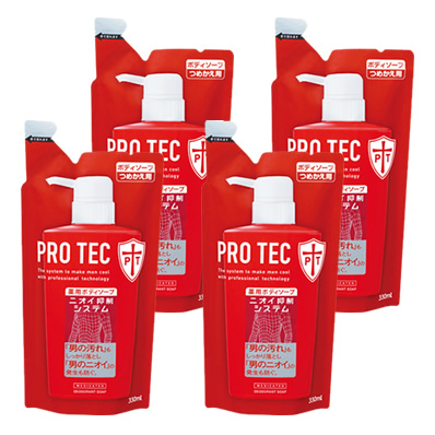 PRO TEC デオドラントソープ ポンプ つめかえ4本セット画像大