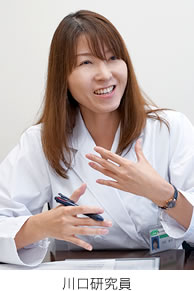川口研究員　※取材当時