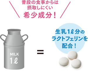 普段の食事からは摂取しにくい希少成分!